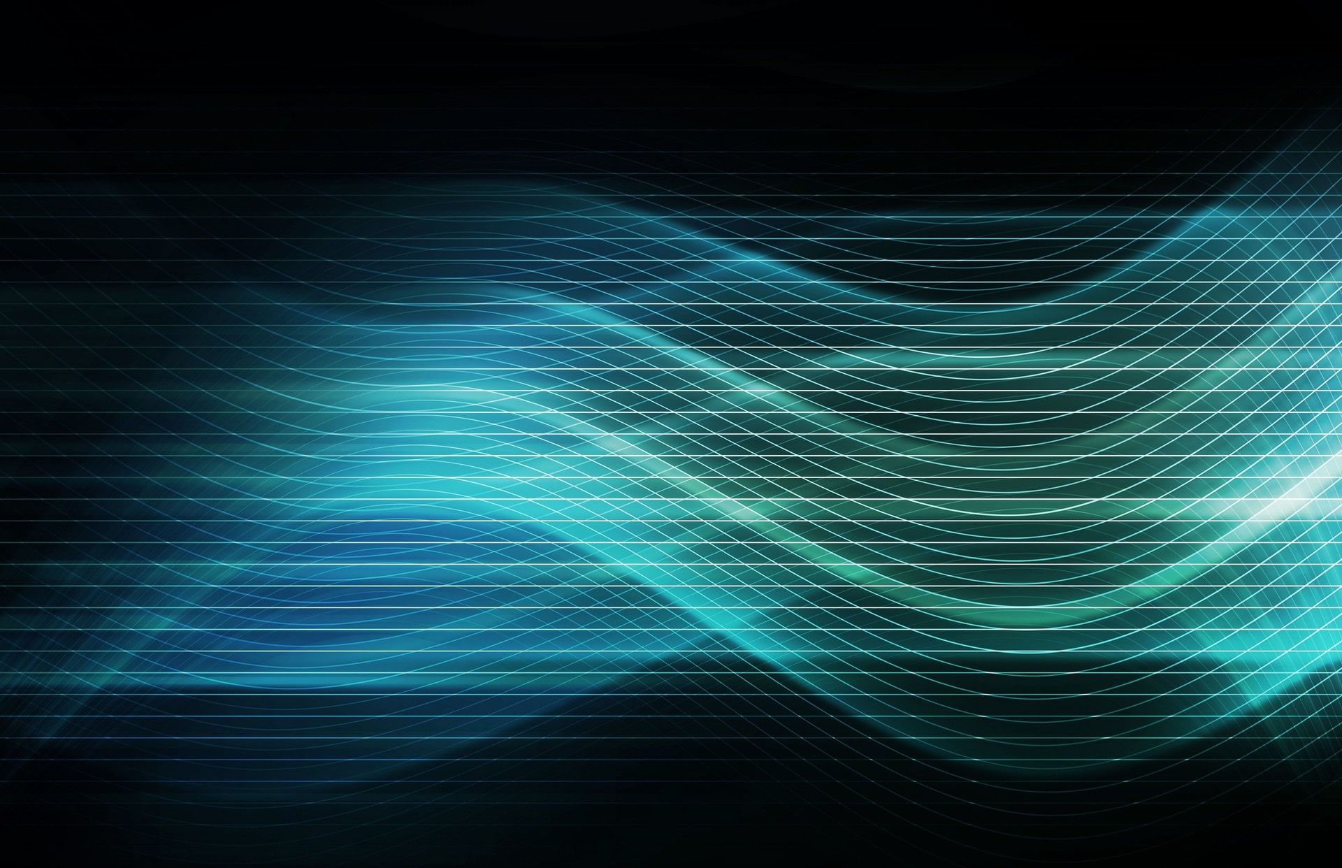Modern Digital Soundwave Futuristic Abstract